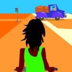 Игра Езда на мотороллере по пустыне
