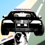 Игра Прыгающий полицейский автомобиль