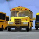 Игра Гонки на школьных автобусах