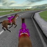 Игра Гонки на лошадях на двоих 3Д